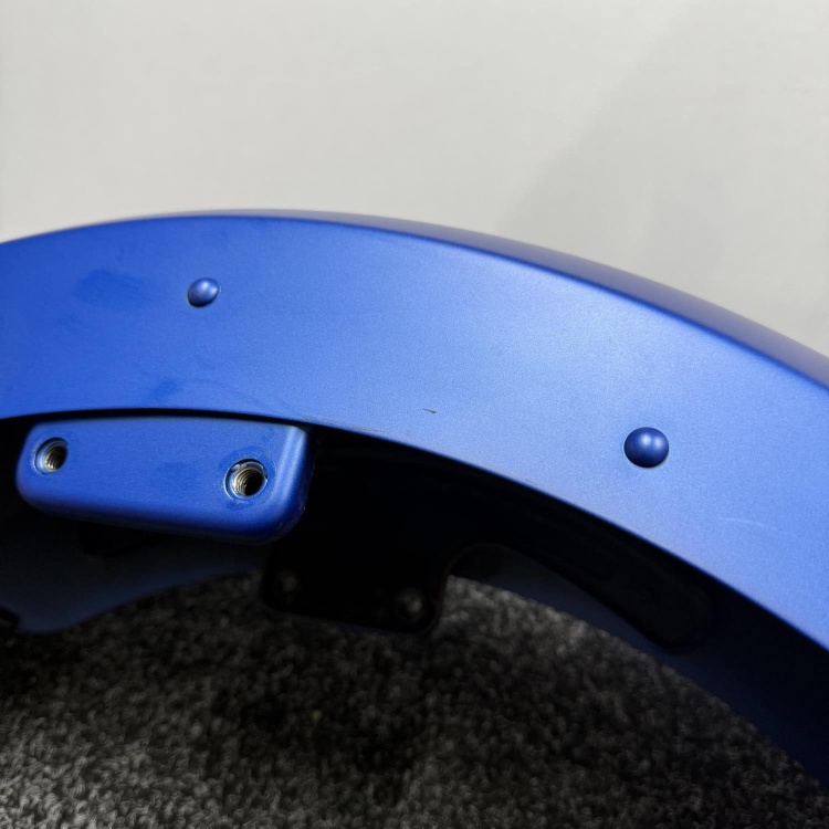 Indian Scout front fender / mudguard in Matt Blue Fire